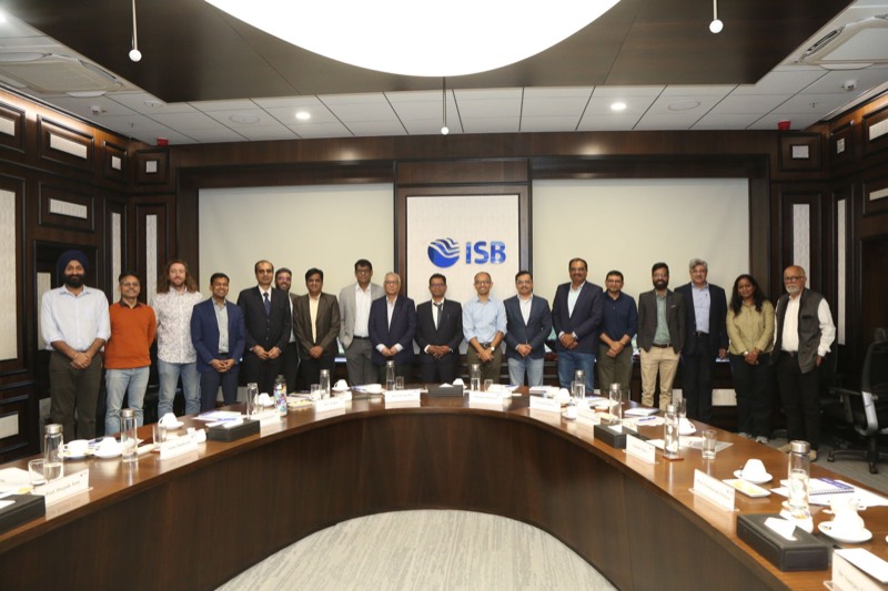 Industry roundtable at the Indian School of Business on AI in pharma